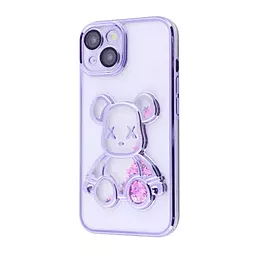 Чехол Shining Bear Case для Apple iPhone 15 Purple