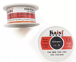 Припой проволочный KAiSi 0.6мм 40г на катушке - фото Припой проволочный KAiSi 0.6мм 40г на катушке