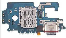 Нижняя плата Samsung Galaxy S25 FE S731U с разъемом зарядки, Sim-карты и микрофоном (версия USA), Original - фото Нижняя плата Samsung Galaxy S25 FE S731U с разъемом зарядки, Sim-карты и микрофоном (версия USA), Original