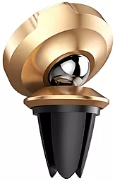 Тримач магнітний Baseus Small Ears Series Magnetic Car Air Vent Mount Gold (SUER-A0V) - фото Тримач магнітний Baseus Small Ears Series Magnetic Car Air Vent Mount Gold (SUER-A0V)