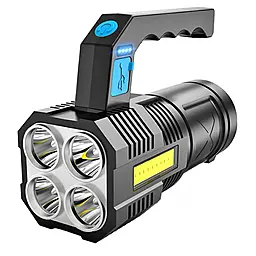Фонарик аккумуляторный Bailong Police BL-X510-4LED+COB