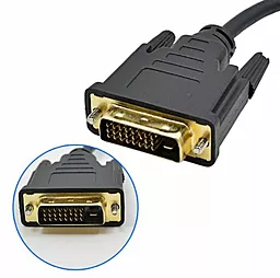 Видео переходник (адаптер) STLab DVI-D (24+1) - VGA 15 pin black (U-993) - миниатюра 6