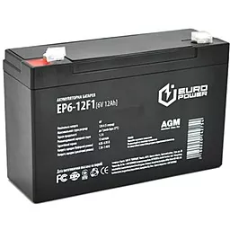 Аккумуляторная батарея EuroPower 6v 12Ah (EP6-12F1)