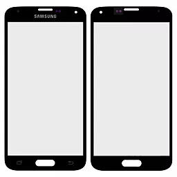 Корпусное стекло дисплея Samsung Galaxy S5 G900F, G900M, G900T, G900K, G900S, G900I, G900A, G900W8, G900L, G900H (с OCA пленкой) Black - фото Корпусное стекло дисплея Samsung Galaxy S5 G900F, G900M, G900T, G900K, G900S, G900I, G900A, G900W8, G900L, G900H (с OCA пленкой) Black