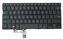 Клавіатура для ноутбуку Asus UX331 series без рамки чорна