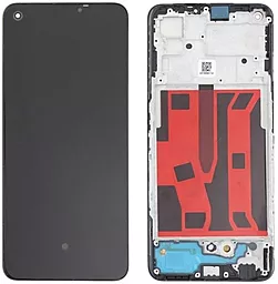 Дисплей Oppo F19 Pro Plus 5G с тачскрином и рамкой, оригинал, Black - фото Дисплей Oppo F19 Pro Plus 5G с тачскрином и рамкой, оригинал, Black