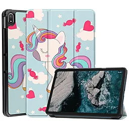 Чехол для планшета BeCover Smart Case для Nokia T20 10.4" Unicorn (708063) - фото Чехол для планшета BeCover Smart Case для Nokia T20 10.4" Unicorn (708063)