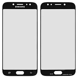Корпусне скло дисплея Samsung Galaxy J7 J730F 2017 Black - фото Корпусне скло дисплея Samsung Galaxy J7 J730F 2017 Black