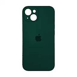 Чохол Silicone Case Full Camera для Apple iPhone 14 Forest green