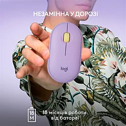 Компьютерная мышка Logitech Pebble M350 (910-006752) - миниатюра 5 Компьютерная мышка Logitech Pebble M350 (910-006752) - миниатюра 5
