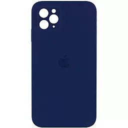 Чехол Epik Silicone Case Square Full Camera Protective для Apple iPhone 11 Pro Midnight blue