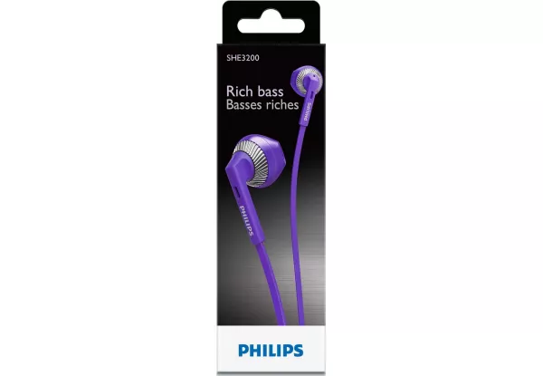 Наушники Philips SHE3200PP Purple - фото 4