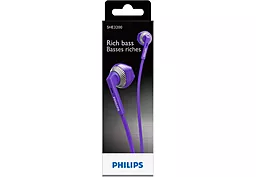 Наушники Philips SHE3200PP Purple - миниатюра 4 Наушники Philips SHE3200PP Purple - миниатюра 4