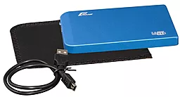 Карман для HDD Frime SATA HDD/SSD 2.5" USB 2.0 Metal (FHE62.25U20) Blue - фото Карман для HDD Frime SATA HDD/SSD 2.5" USB 2.0 Metal (FHE62.25U20) Blue