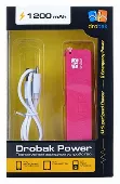 Повербанк Drobak Power 1200 mAh Pink (605302) - миниатюра 4