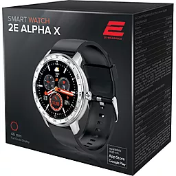 Смарт-годинник 2E Alpha X 46 mm Silver (2E-CWW30SL) - мініатюра 2 Смарт-годинник 2E Alpha X 46 mm Silver (2E-CWW30SL) - мініатюра 2