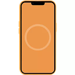Чехол Apple Silicone Case Full with MagSafe and SplashScreen для Apple iPhone 13 Pro  Marigold - миниатюра 3