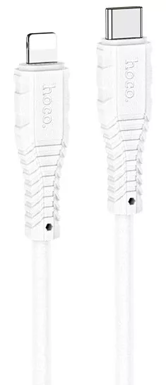 Кабель Hoco X67 Nano USB Type-C - Lightning 20w 3a 1м PD сable White - фото 1