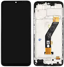 Дисплей Tecno Spark 10 (KI5q) с тачскрином и рамкой, оригинал, Black - фото Дисплей Tecno Spark 10 (KI5q) с тачскрином и рамкой, оригинал, Black