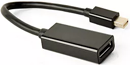 Видеокабель Cablexpert Mini DisplayPort - DisplayPort M-F Black (A-mDPM-DPF4K-01)