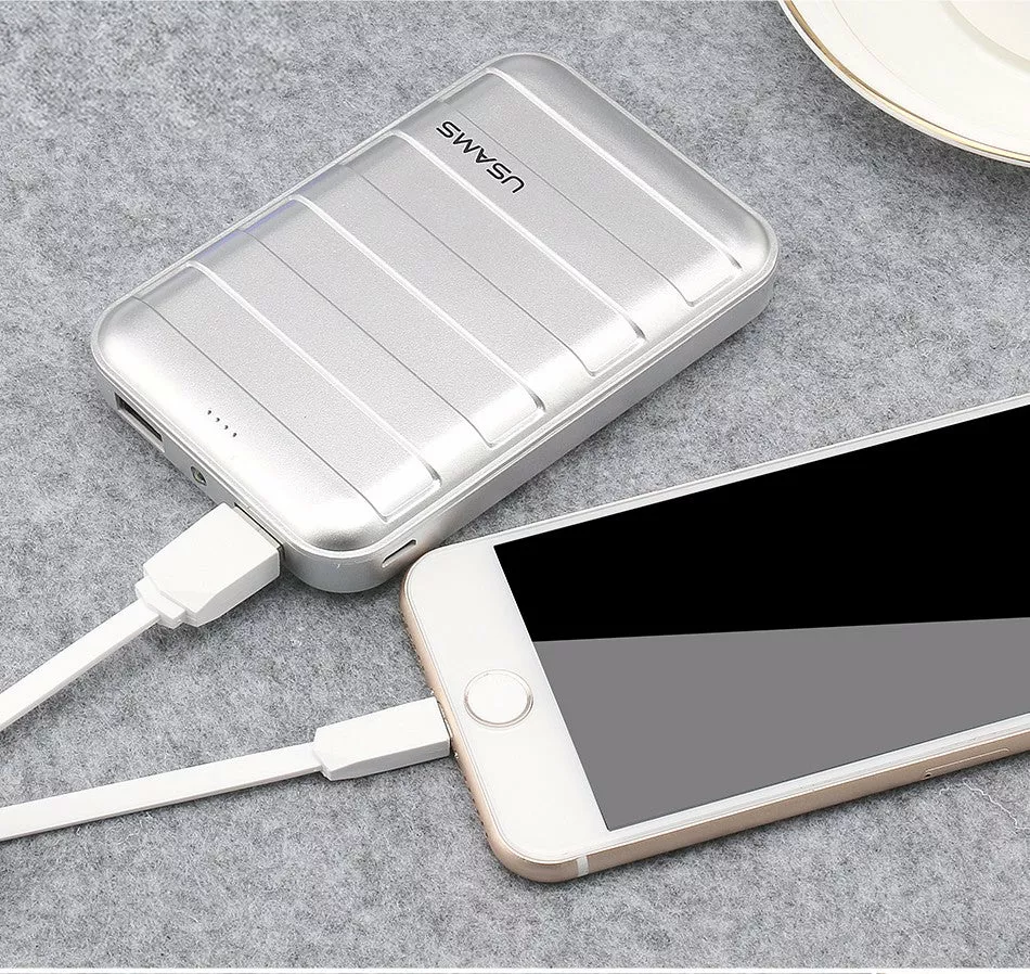 Повербанк Usams US-CD06 Trunk 10000mah Silver - фото 2