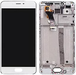 Дисплей Meizu M3s, M3s mini (Y685) с тачскрином и рамкой, White - фото Дисплей Meizu M3s, M3s mini (Y685) с тачскрином и рамкой, White