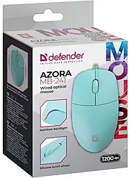 Комп'ютерна мишка Defender Azora MB-241 Blue (52243) - мініатюра 4 Комп'ютерна мишка Defender Azora MB-241 Blue (52243) - мініатюра 4