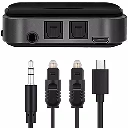 Блютуз-адаптер Vikefon BT-B19 Bluetooth 5.0 AptX HD Black - мініатюра 3 Блютуз-адаптер Vikefon BT-B19 Bluetooth 5.0 AptX HD Black - мініатюра 3