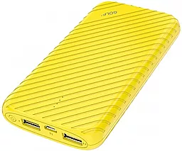 Повербанк GOLF Pineapple G19 10000mAh Yellow - фото Повербанк GOLF Pineapple G19 10000mAh Yellow