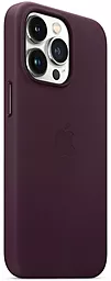 Чохол Apple Leather Case with MagSafe for iPhone 13 Pro Dark Cherry - мініатюра 2