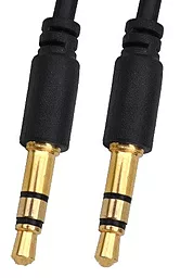 Аудио кабель TCOM Standart AUX mini Jack 3.5mm M/M Cable 1 м black