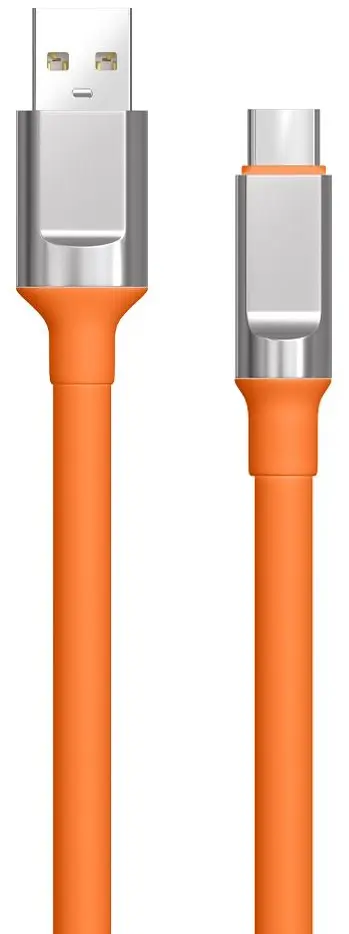Кабель Walker C915 USB-A - Type-C 15w 3.3a 1м cable Orange - фото 1