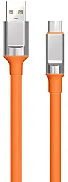 Кабель Walker C915 USB-A - Type-C 15w 3.3a 1м cable Orange - фото Кабель Walker C915 USB-A - Type-C 15w 3.3a 1м cable Orange