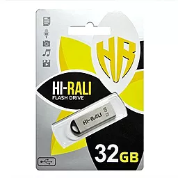 Флешка Hi-Rali Fit Series 32GB USB 2.0 (HI-32GBFITSL) Silver - миниатюра 2
