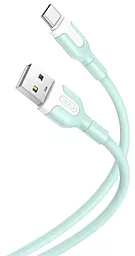 Кабель XO NB212 USB-A - Type-C 10.5w 1м cable Green - фото Кабель XO NB212 USB-A - Type-C 10.5w 1м cable Green