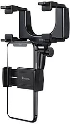 Держатель с автозажимом Hoco CA70 Pilot Black - фото Держатель с автозажимом Hoco CA70 Pilot Black