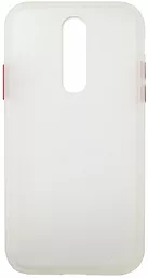 Чехол 1TOUCH Gingle Matte Xiaomi Redmi 8 White/Red