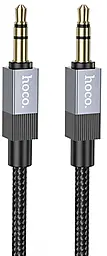 Аудио кабель Hoco X176 AUX mini Jack 3.5 мм М/М сable 1 м black - фото Аудио кабель Hoco X176 AUX mini Jack 3.5 мм М/М сable 1 м black