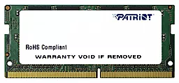 Оперативна пам'ять для ноутбука Patriot DDR4 16GB 2666MHz (PSD416G26662S)