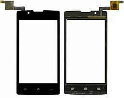 Сенсор (тачскрин) Fly FS401 Stratus 1 Black - фото Сенсор (тачскрин) Fly FS401 Stratus 1 Black