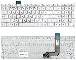 Клавіатура для ноутбуку Asus X542 series без рамки Original White