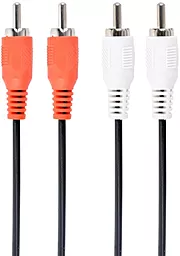 Аудио кабель Vinga 2xRCA M/M Cable 1.8 м black (VCP2RCA1.8) - фото Аудио кабель Vinga 2xRCA M/M Cable 1.8 м black (VCP2RCA1.8)