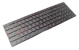 Клавіатура для ноутбуку Asus G501J / G501JW / G501V / G501VW з підсвіченням Original Black