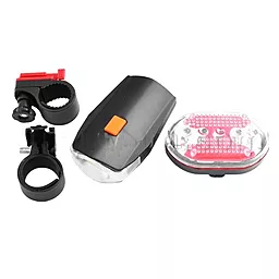 Ліхтар велосипедний Bailong KK-630 5W COB + 2LED Red