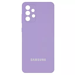 Чехол Epik Silicone Cover Full Camera (AA) для Samsung Galaxy A32 4G Сиреневый / Dasheen