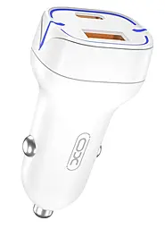 Автомобильное зарядное устройство XO CC37 20w PD USB-C/USB-A ports car charger white - фото Автомобильное зарядное устройство XO CC37 20w PD USB-C/USB-A ports car charger white