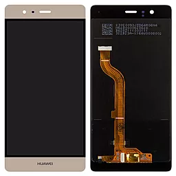 Дисплей Huawei P9 (EVA-L09, EVA-L19, EVA-L29, EVA-AL10, EVA-TL00, EVA-AL00, EVA-DL00) с тачскрином, оригинал, Gold