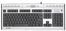 Клавиатура A4Tech KL-7 MU-R PS/2 Black/Silver