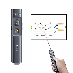 Презентер Baseus Orange Dot Wireless Presenter (ACFYB-B0G) - миниатюра 8
