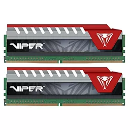 Оперативна пам'ять Patriot DDR4 16GB (2x8GB) 2400 MHz Viper Elite Red (PVE416G240C5KRD)